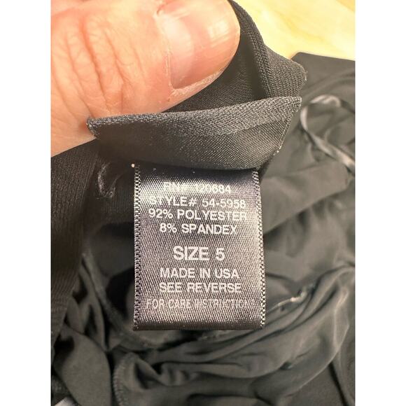 Torrid Black Strapless Body Con Ruched Dress Size 5X Going Out Party Whimsygoth - Picture 6 of 7